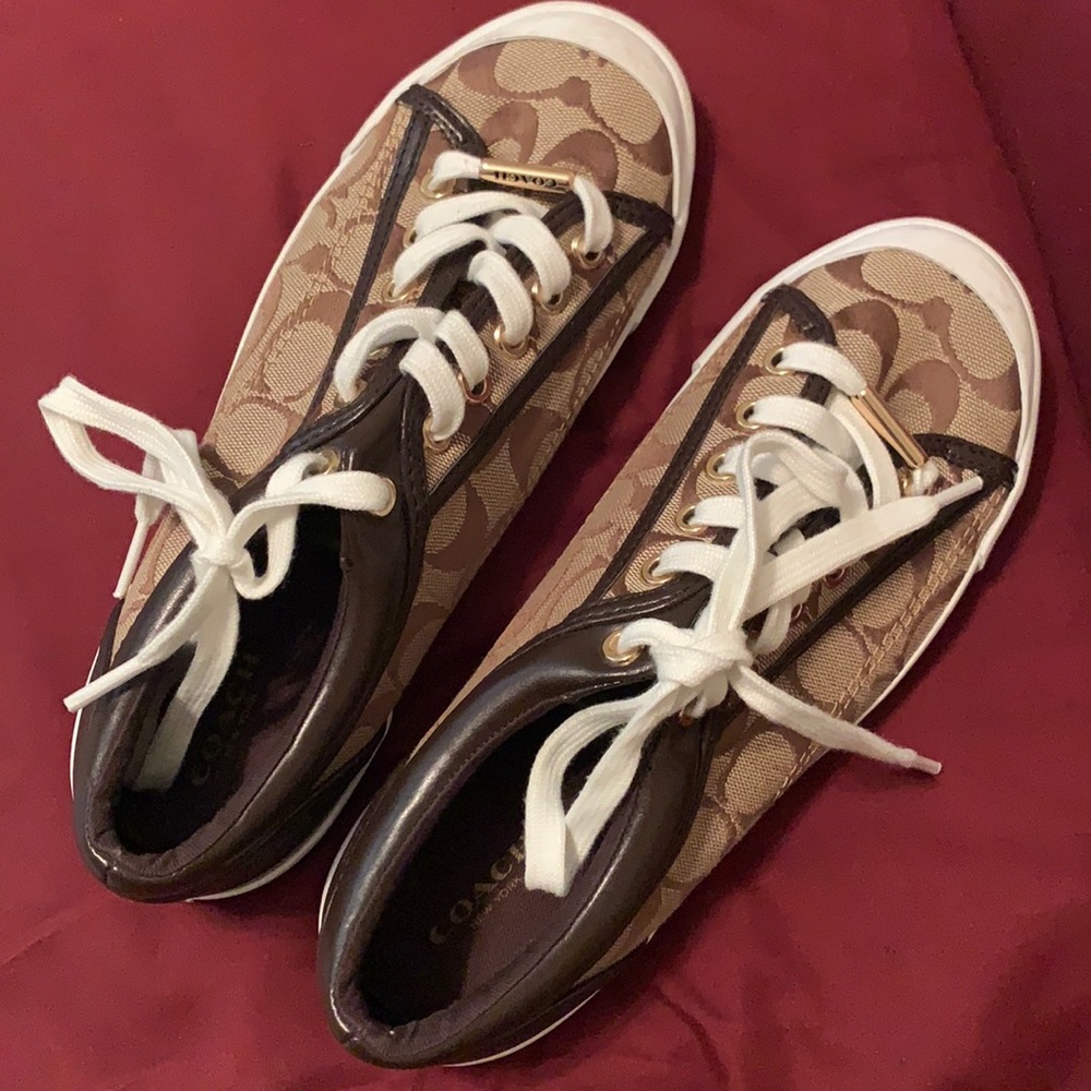 Coach Sneakers 7.5 - Barely worn!